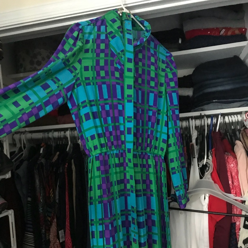 Vintage size 12 petite DRESS with Removable belt